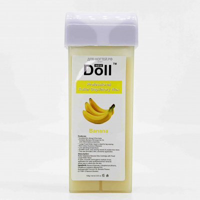 профессиональный воск для депиляции doll банан | для-ногтей.рф