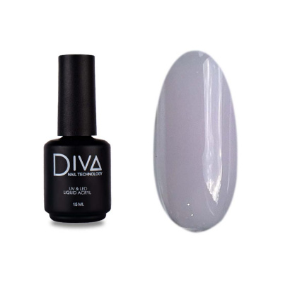 diva liquid acryl, жидкий акрил №002, 15мл | для-ногтей.рф