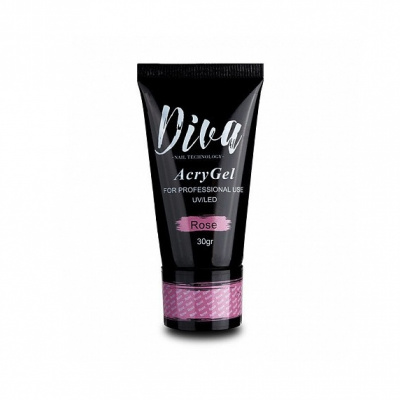 акригель rose diva 30 мл | для-ногтей.рф