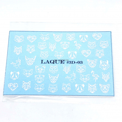 laque 3d-3 (белый) | для-ногтей.рф