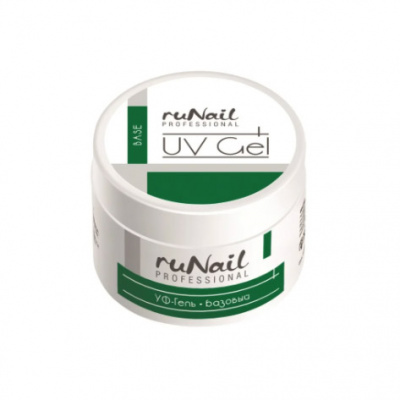гель runail professional uv gel base базовый трехфазный, 15 г | для-ногтей.рф