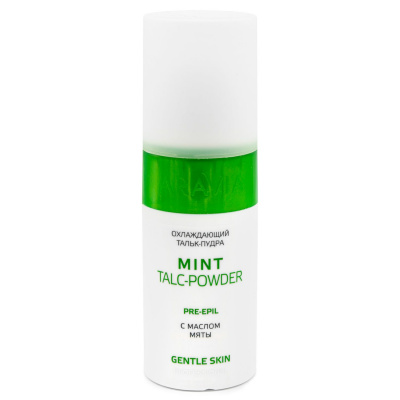 aravia тальк-пудра, охлаждающий с маслом мяты, mint talc-powder, 150мл | для-ногтей.рф
