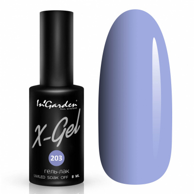 ingarden x-gel №203, гель-лак, 8 мл | для-ногтей.рф
