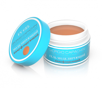 моделирующий гель №10  georgio capachini  uv gel камуфлирующий  | для-ногтей.рф