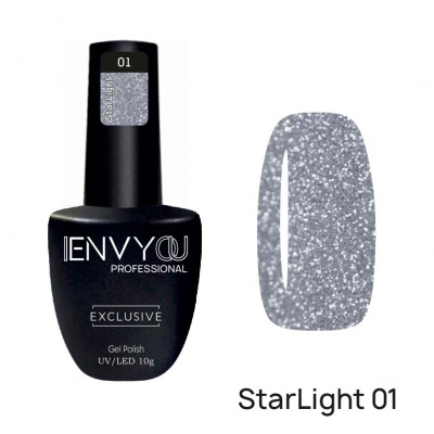 envy starlight, светоотражающий гель-лак №001, 10мл | для-ногтей.рф