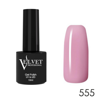 velvet professional №555, гель-лак, 10мл | для-ногтей.рф