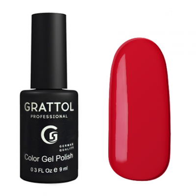 grattol color gel polish cherry red gtc 082 | для-ногтей.рф
