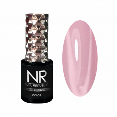 nail republic гель-лак №040, королевский  розовый, 10мл | для-ногтей.рф
