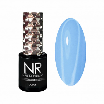 nail republic гель-лак №365, небесный, 10мл | для-ногтей.рф