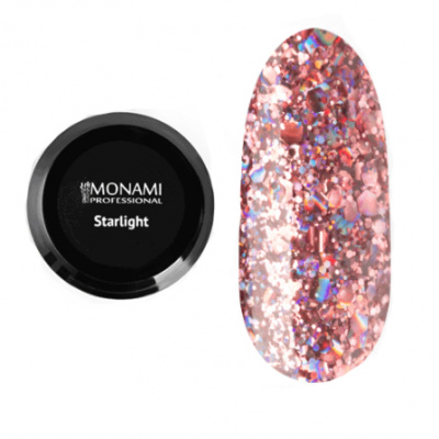 monami starlight pink gold (5 гр) | для-ногтей.рф