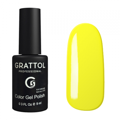 grattol color gel polish yellow gtc 034 | для-ногтей.рф