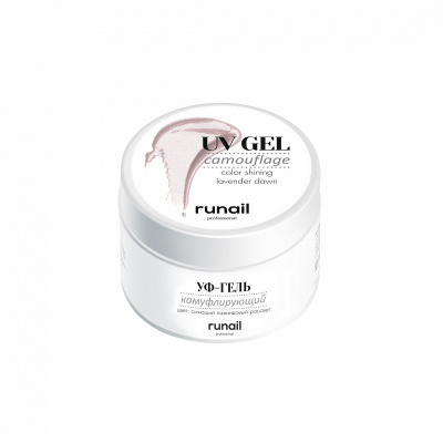 runail однофазный, сияющий лавандовый рассвет, уф-гель 4068, 15 г | для-ногтей.рф