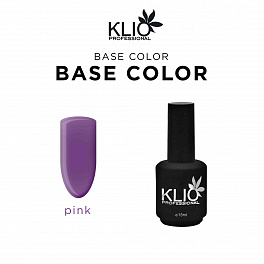 KLIO Base Color Pink, Розовая База, 15мл