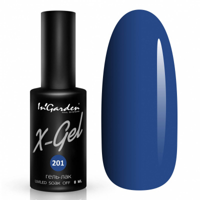 ingarden x-gel №201, гель-лак, 8 мл | для-ногтей.рф
