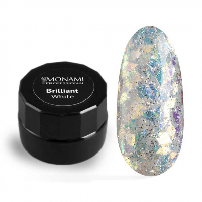 monami brilliant white гель-лак, 5гр | для-ногтей.рф