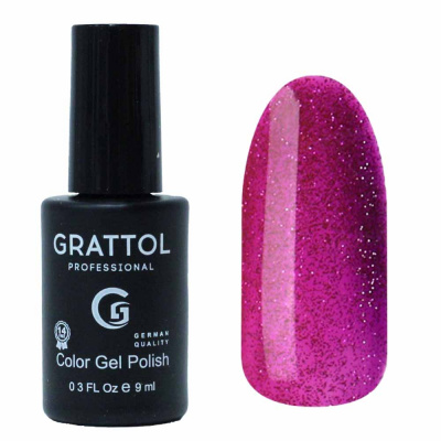 grattol bright neon, светоотражающий №007, 9мл | для-ногтей.рф