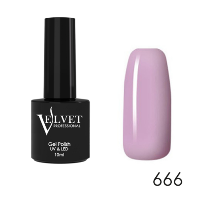 velvet professional №666, гель-лак, 10мл | для-ногтей.рф