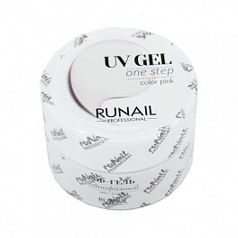 ruNail Однофазный UV-гель (розовый) 30 г