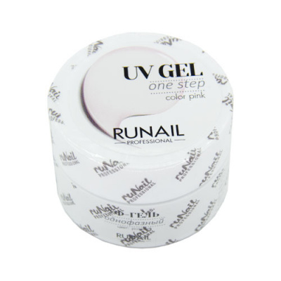 runail однофазный uv-гель (розовый) 30 г | для-ногтей.рф