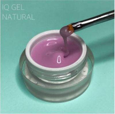 klio iq uv/led гель natural, 15g | для-ногтей.рф