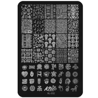 пластина klio xl-032 | для-ногтей.рф