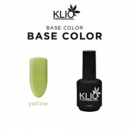 KLIO Base Color Yellow, Желтая База, 15мл