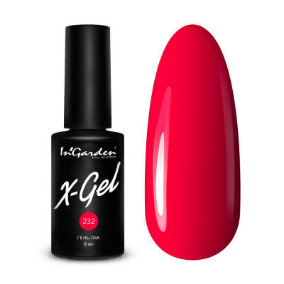 ingarden x-gel №232, гель-лак, 8 мл | для-ногтей.рф