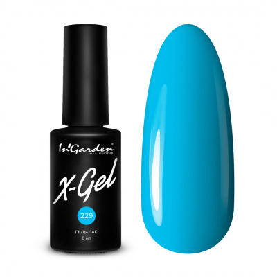 ingarden x-gel №229, гель-лак, 8 мл | для-ногтей.рф