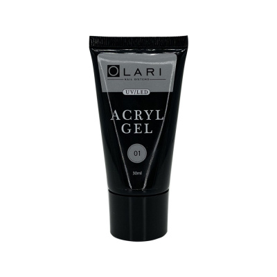 olari acril gel clear, акригель прозрачный, 30гр | для-ногтей.рф
