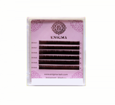 черные ресницы enigma микс 0,10/c+/7-12 mm (6 линий) | для-ногтей.рф