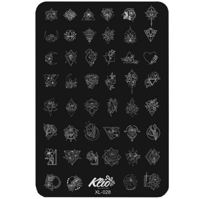 пластина klio xl-028 | для-ногтей.рф