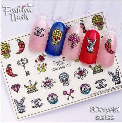 fashion nails 3dcrystal/13 | для-ногтей.рф