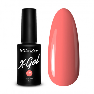 ingarden x-gel №233, гель-лак, 8 мл | для-ногтей.рф
