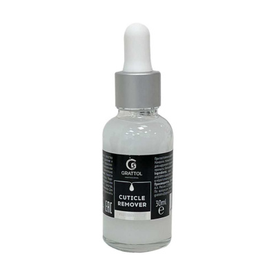 ремувер для удаления кутикулы быстрого действия cuticle-remover grattol 30 мл | для-ногтей.рф