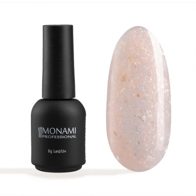 monami seashell peach, персиковый оттенок, 8мл | для-ногтей.рф