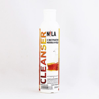 nila cleanser средство для снятия липкого слоя с экстрактом молока и меда 250 мл | для-ногтей.рф