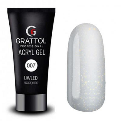 grattol acryl gel 007, 30 мл | для-ногтей.рф