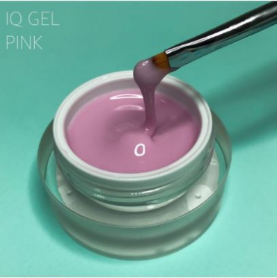 klio iq uv/led гель pink, 15g | для-ногтей.рф