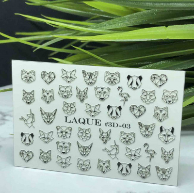 laque 3d-03 (черный) | для-ногтей.рф
