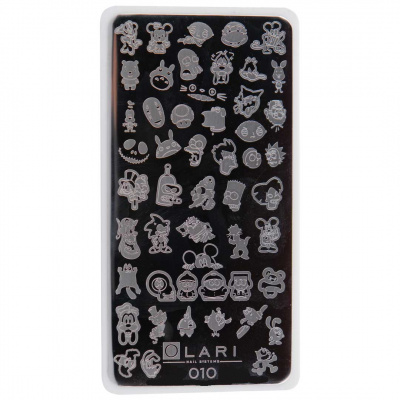 olari nail systems №010, пластина для стемпинга | для-ногтей.рф