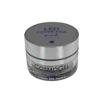 cosmolac led cover milk, гель молочный, 15мл | для-ногтей.рф