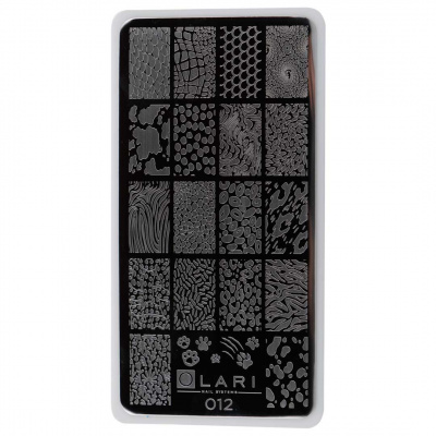 olari nail systems №012, пластина для стемпинга | для-ногтей.рф