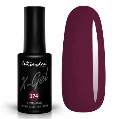 ingarden x-gel №174, 8 мл | для-ногтей.рф
