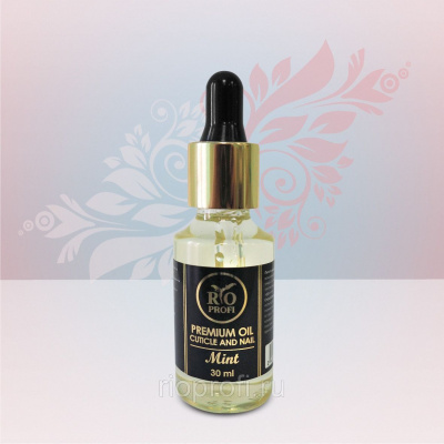 минеральное масло rio profi, 30 ml (мята) | для-ногтей.рф
