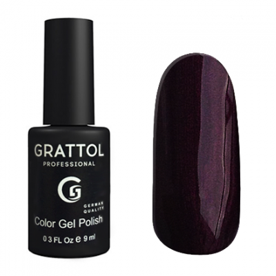 grattol color gel polish dark sangria gtc 093 | для-ногтей.рф