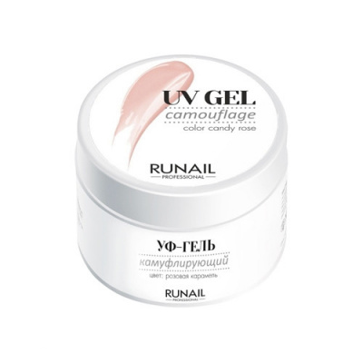 runail камуфлирующий uv-гель (candy rose), 30 г | для-ногтей.рф