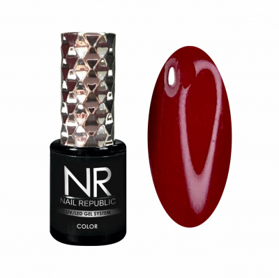 nail republic гель-лак №203, болгарский розовый, 10мл | для-ногтей.рф