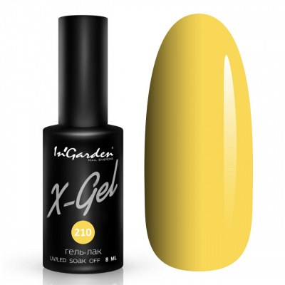 ingarden x-gel №210 гель-лак, 8 мл | для-ногтей.рф