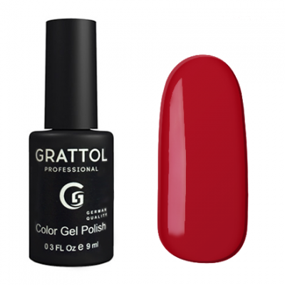 grattol color gel polish dark red gtc 085 | для-ногтей.рф