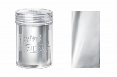 runail, фольга для дизайна, серебро, 1,5 м | для-ногтей.рф